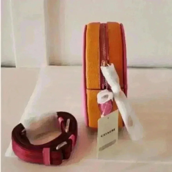 Coach Kia Circle Bag In Colorblock - Picture 6 of 9